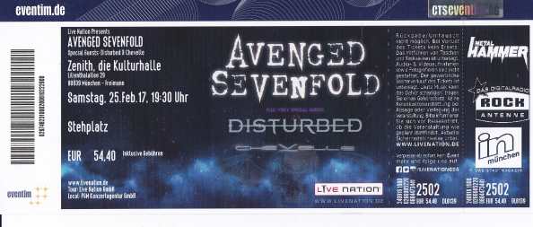 Avenged Sevenfold 2017