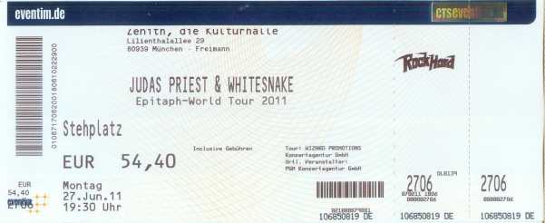 Judas Priest - Whitesnake 2011